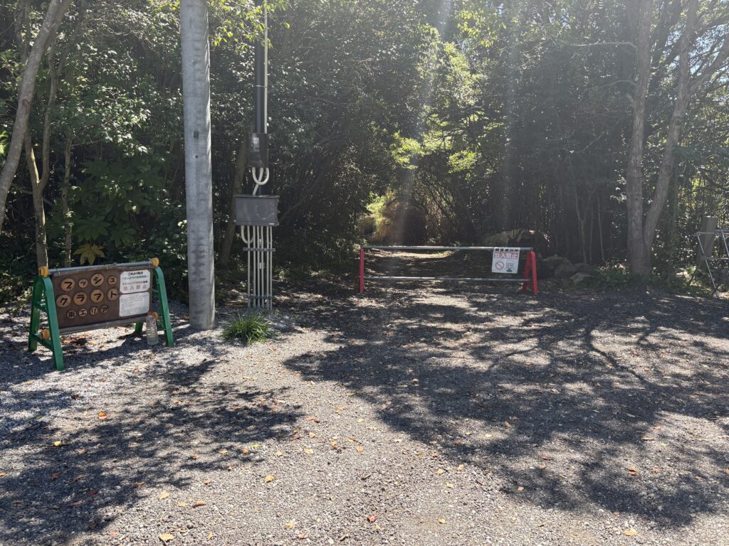 豊国崎オートキャンプ場の東エリア
