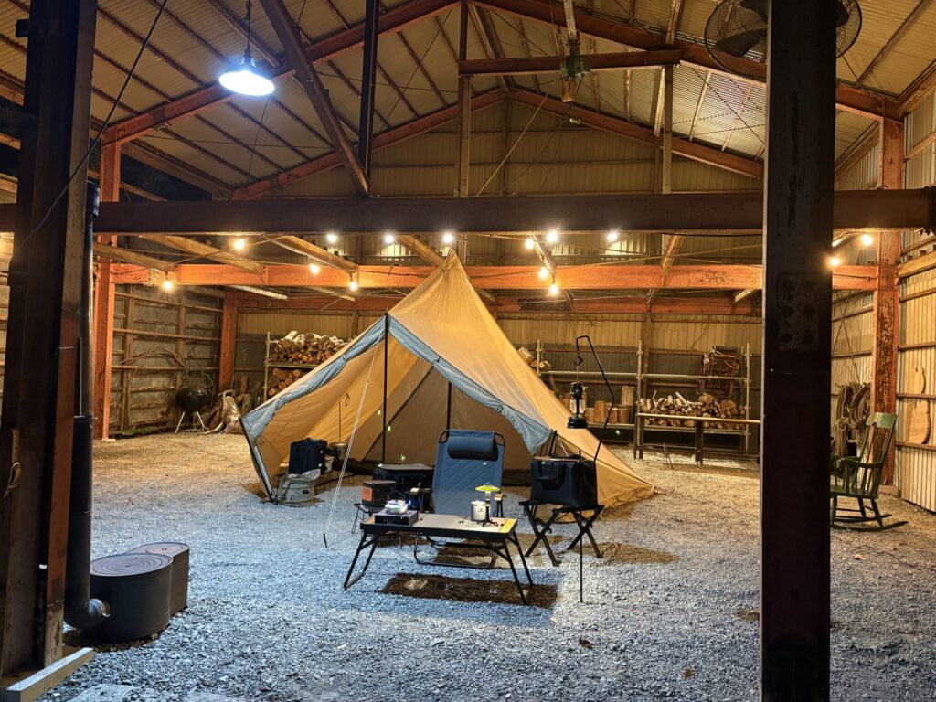 ソロキャンプ　レイアウト