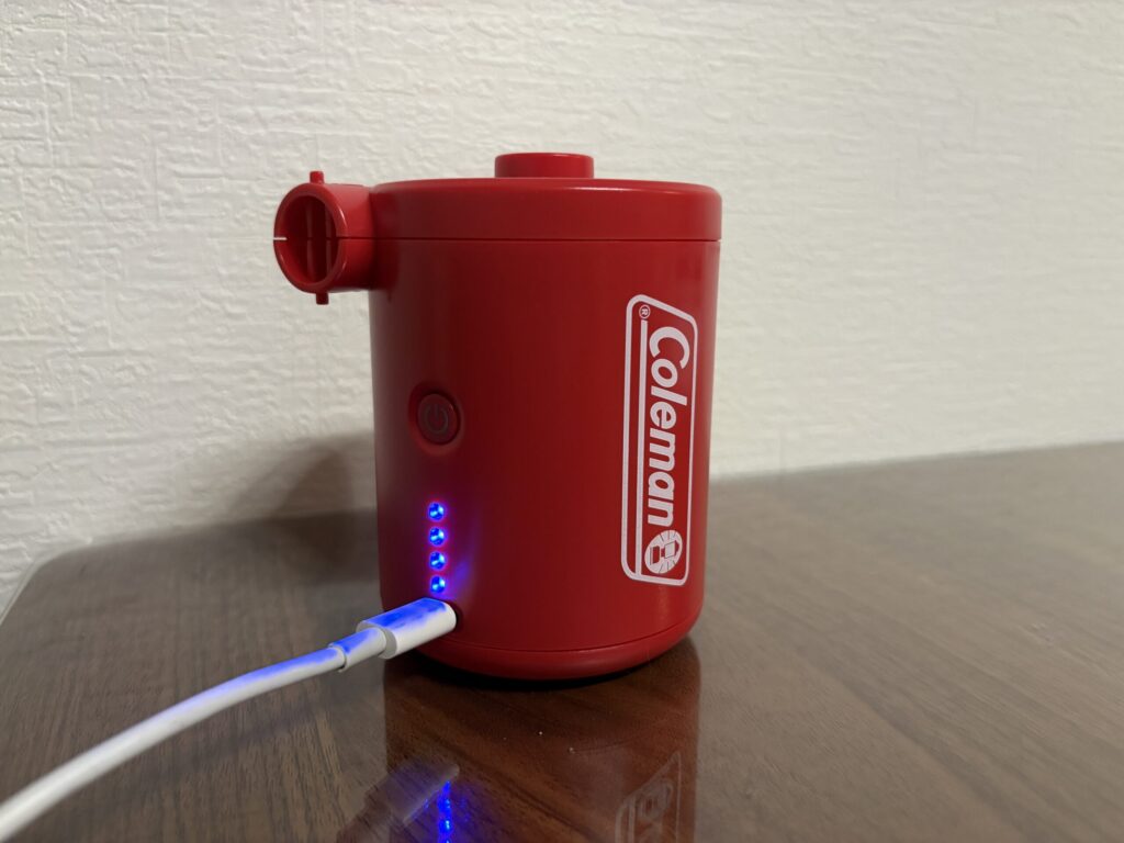 コールマン 電動ポンプ 充電