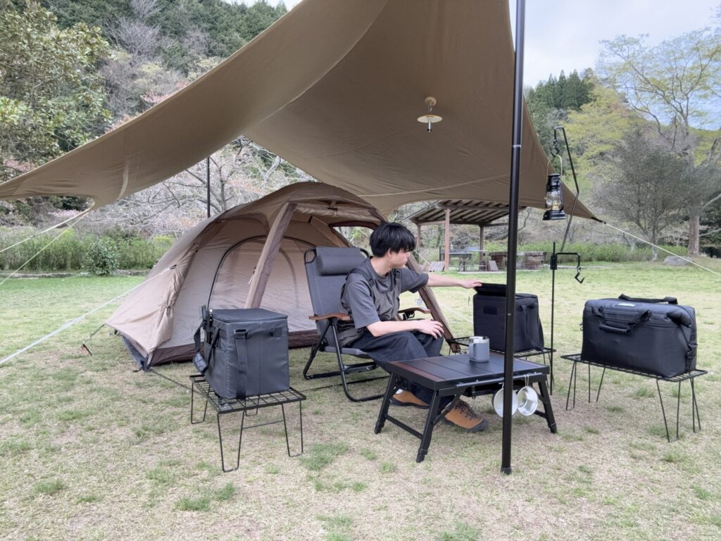 ステイシーST２　ソロキャンプ　レイアウト