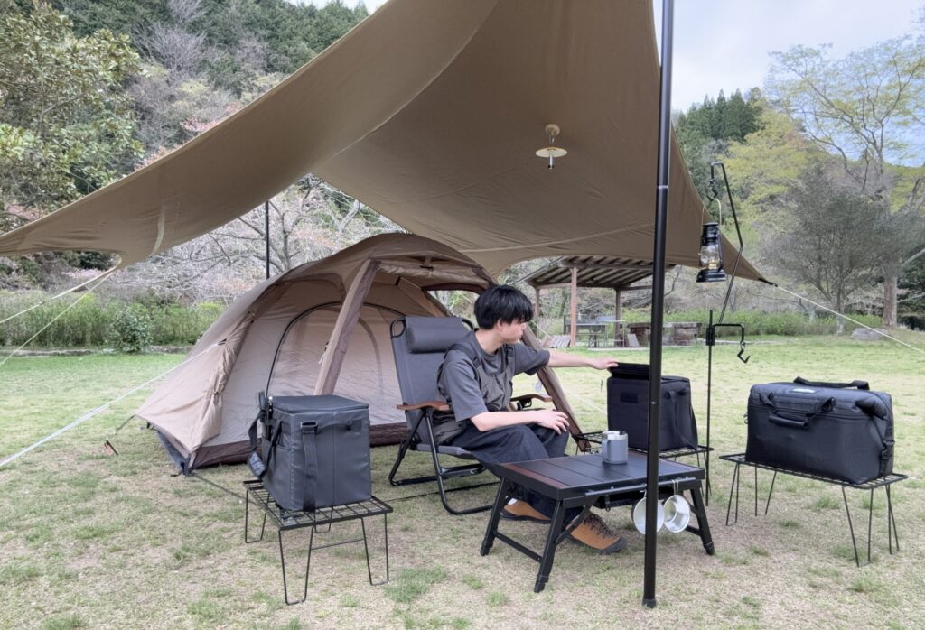 ステイシーST２　ソロキャンプ　レイアウト