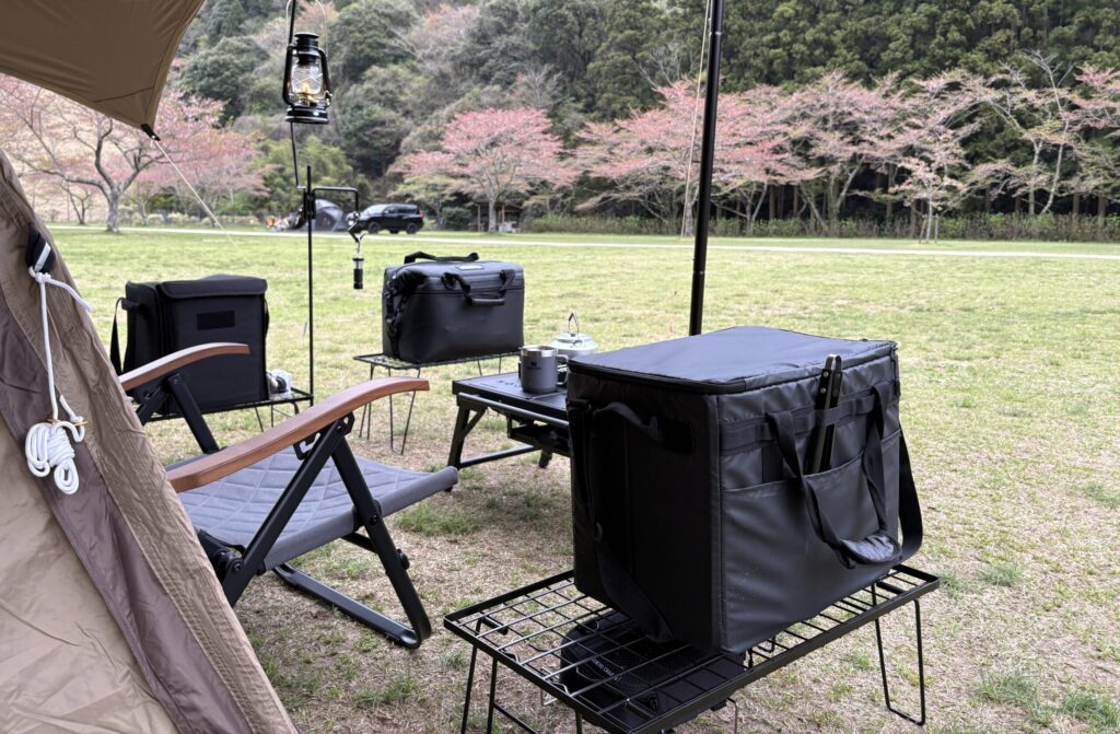 ソロキャンプ　レイアウト