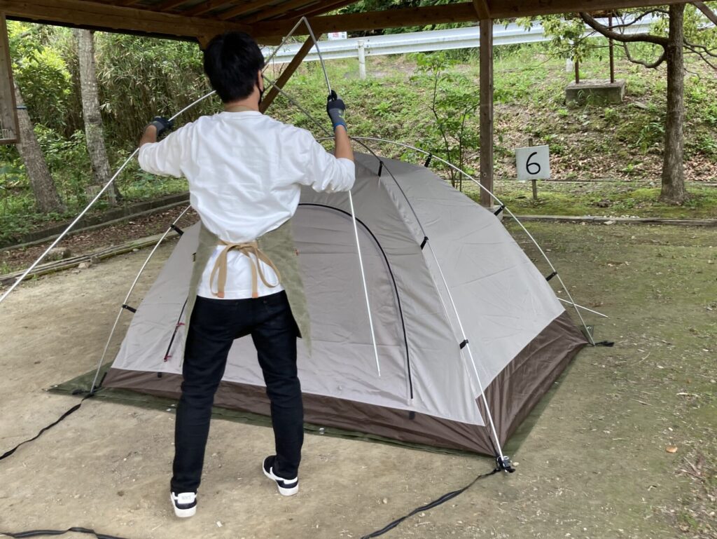 ステイシーST2 設営