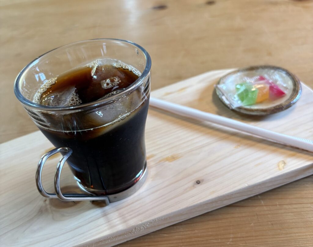 TAKUMIキャンプフィールドのウェルカムコーヒー