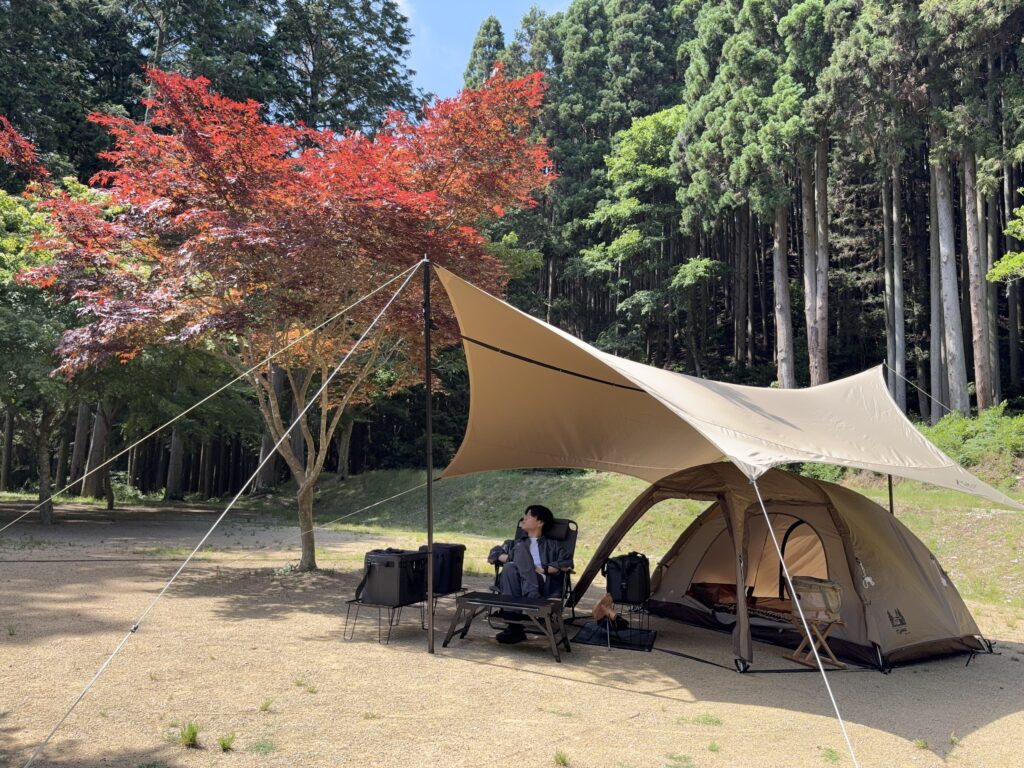 TAKUMIキャンプフィールドのもみじサイトC
