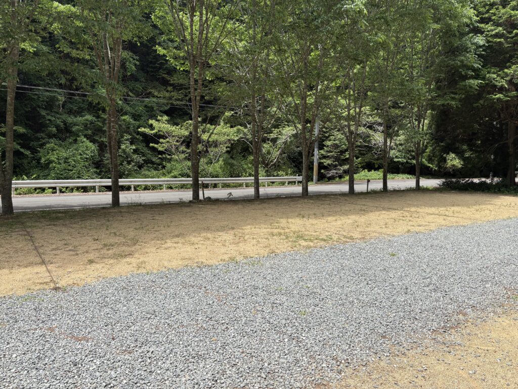 TAKUMIキャンプフィールドのサイトD