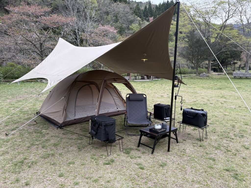 ハイマート佐仲のキャンプ風景